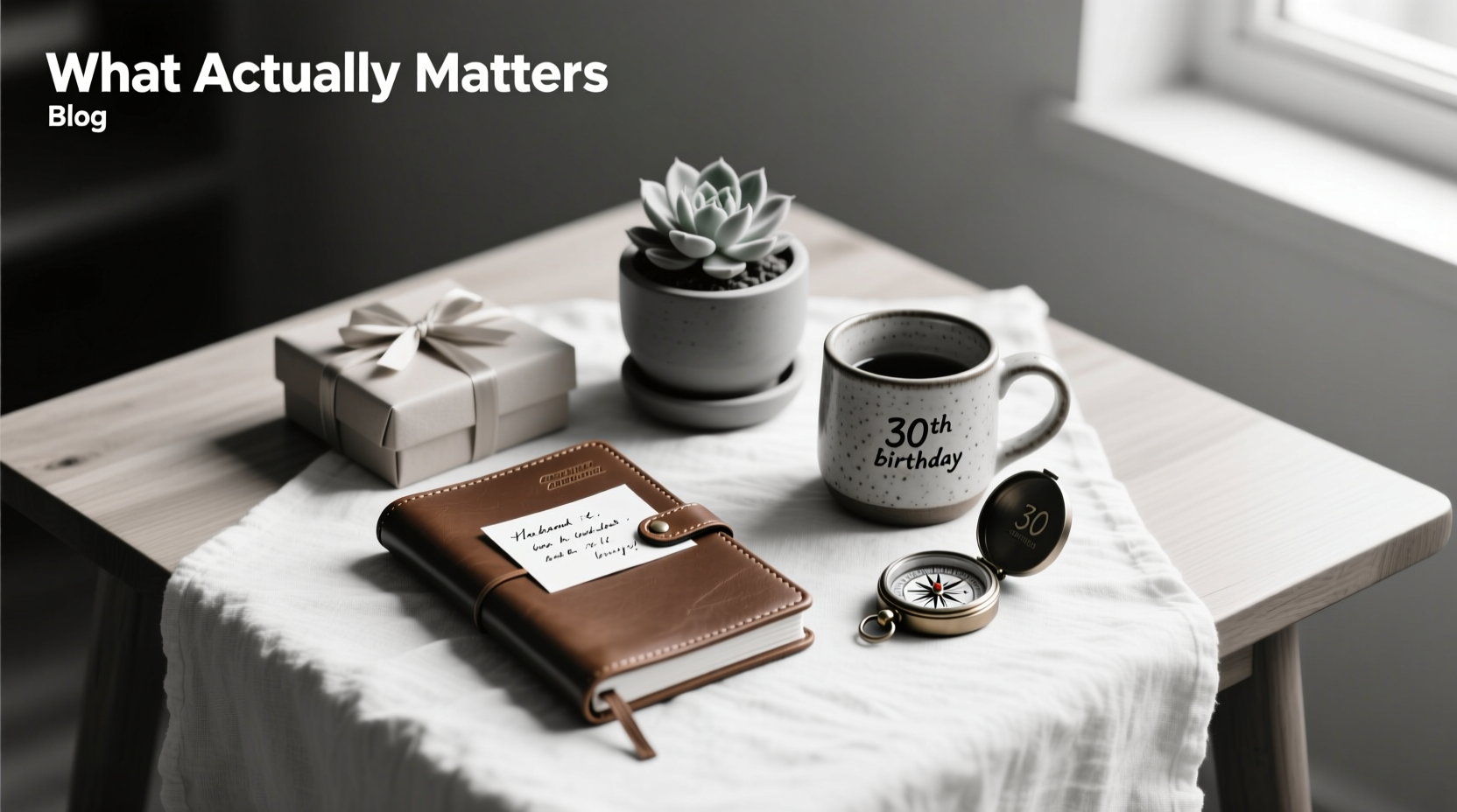 30th birthday gifts what actually matters