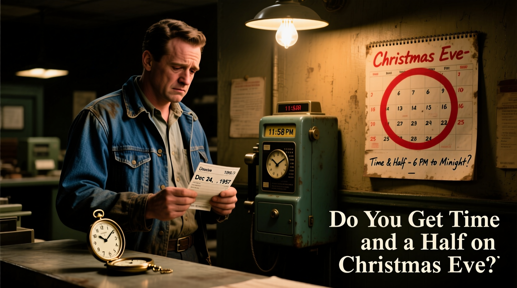 do you get time and a half on christmas eve