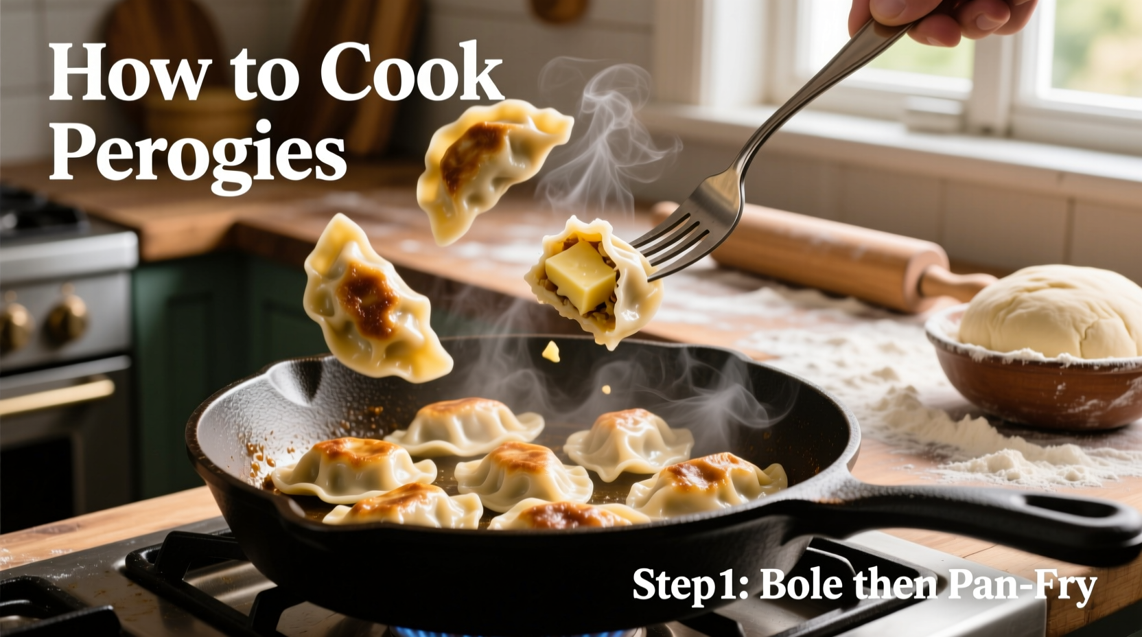 how to cook perogies