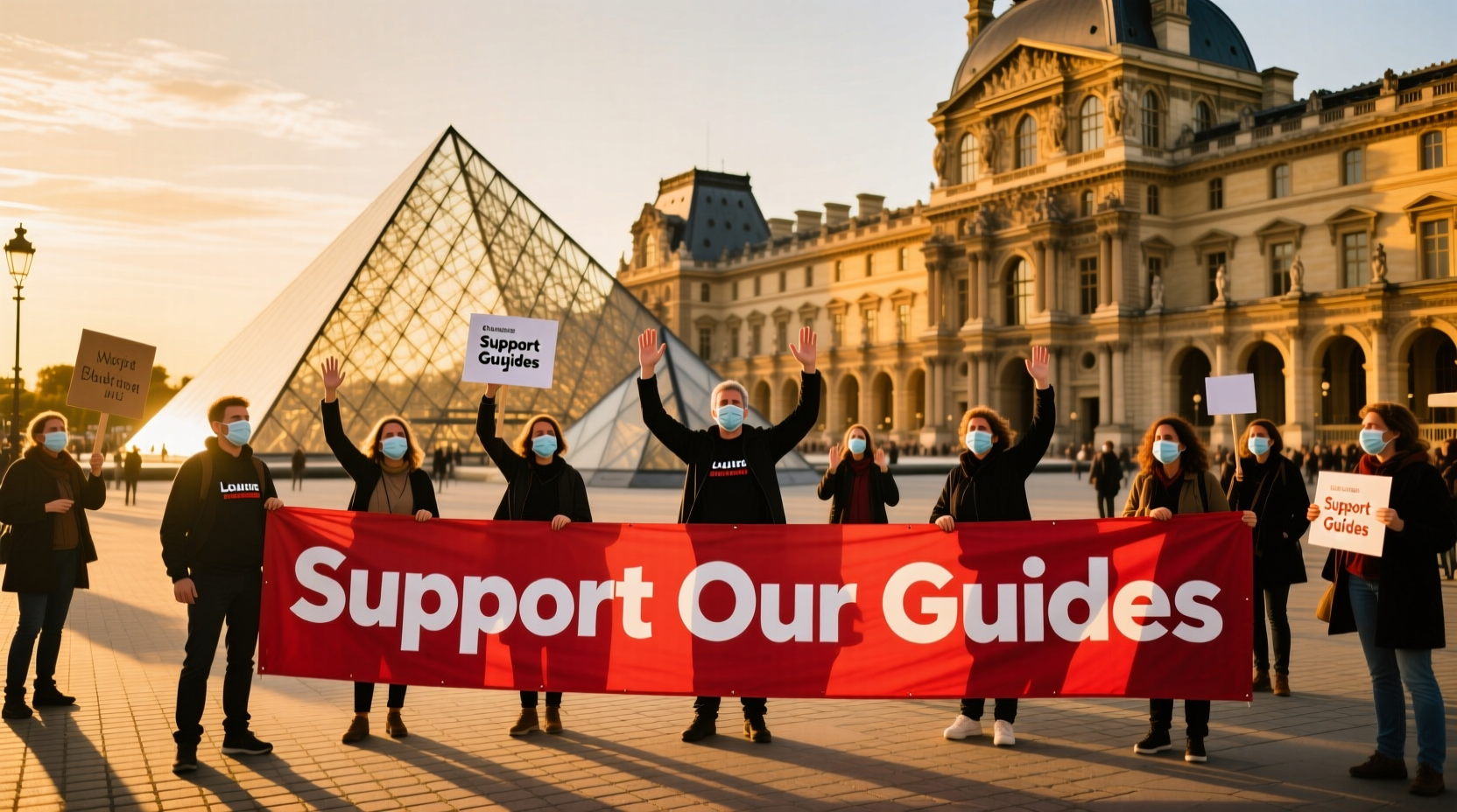 Paris Tour Guides Protest Outside Louvre: What Budget Travelers Need to Know