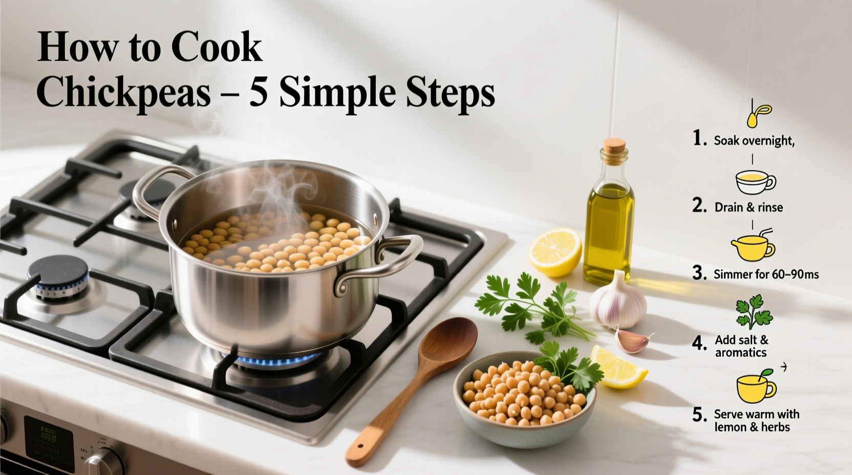 how to cook chickpeas