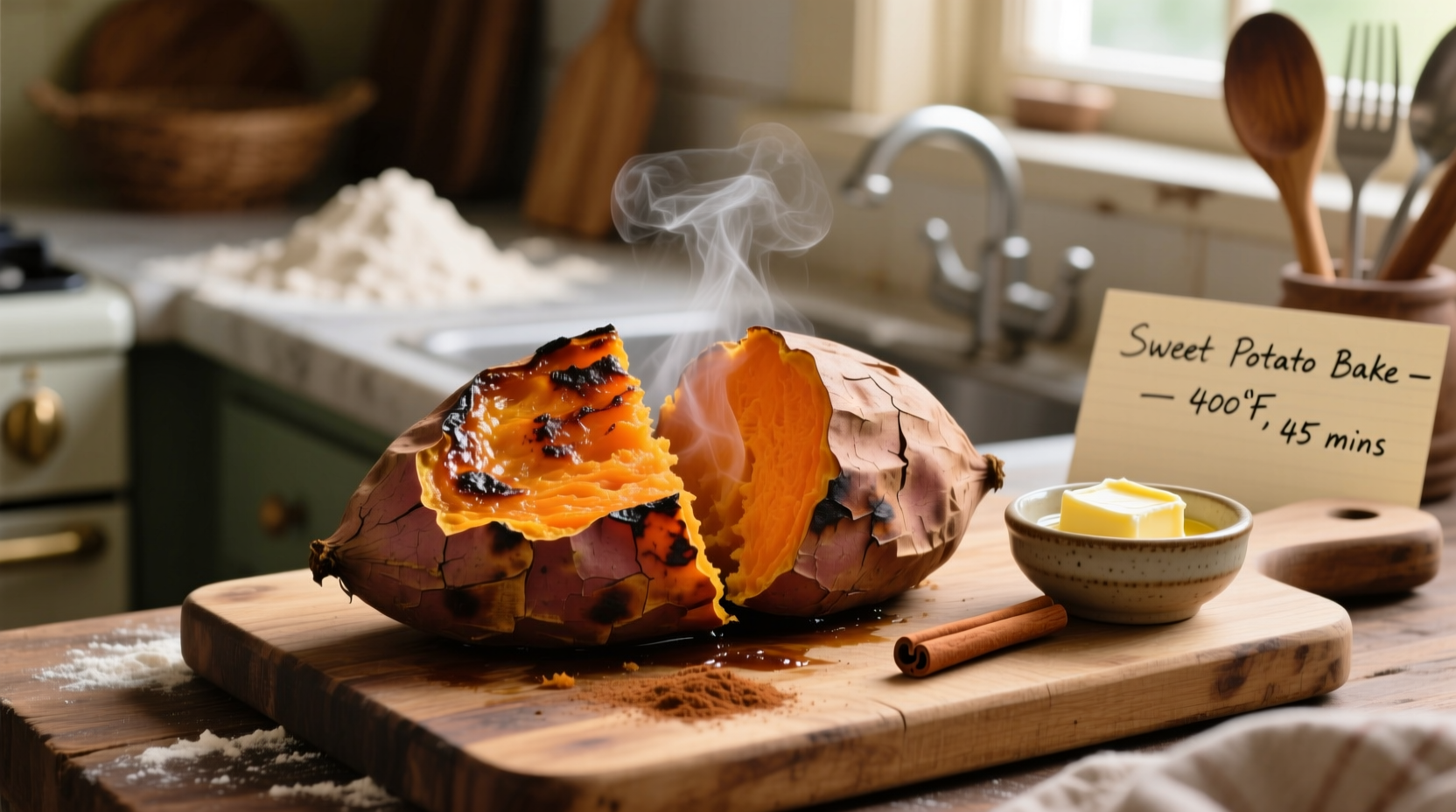 Perfect Oven-Baked Sweet Potato: Simple 400°F Method