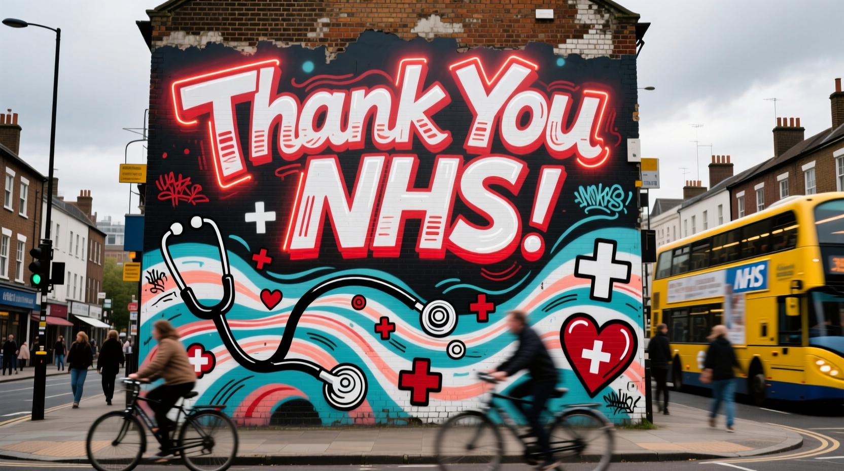 How to Visit UK Street Art Thanking Healthcare Workers: Transport Guide