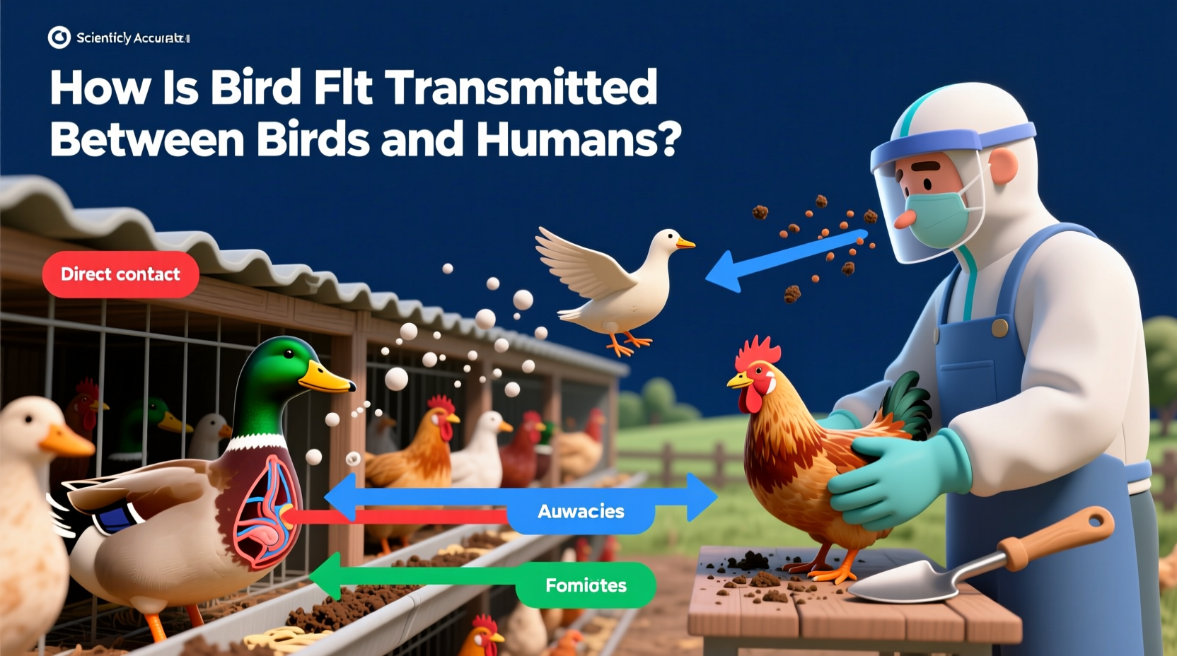 how is bird flu transmitted