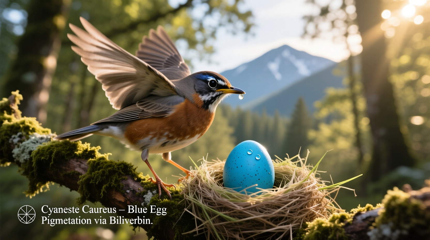 what birds lay blue eggs