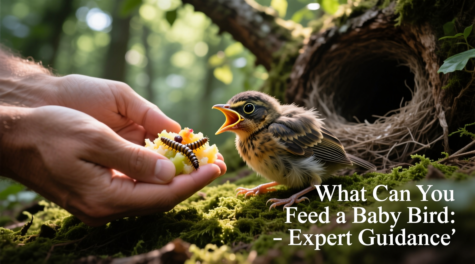 what can you feed a baby bird