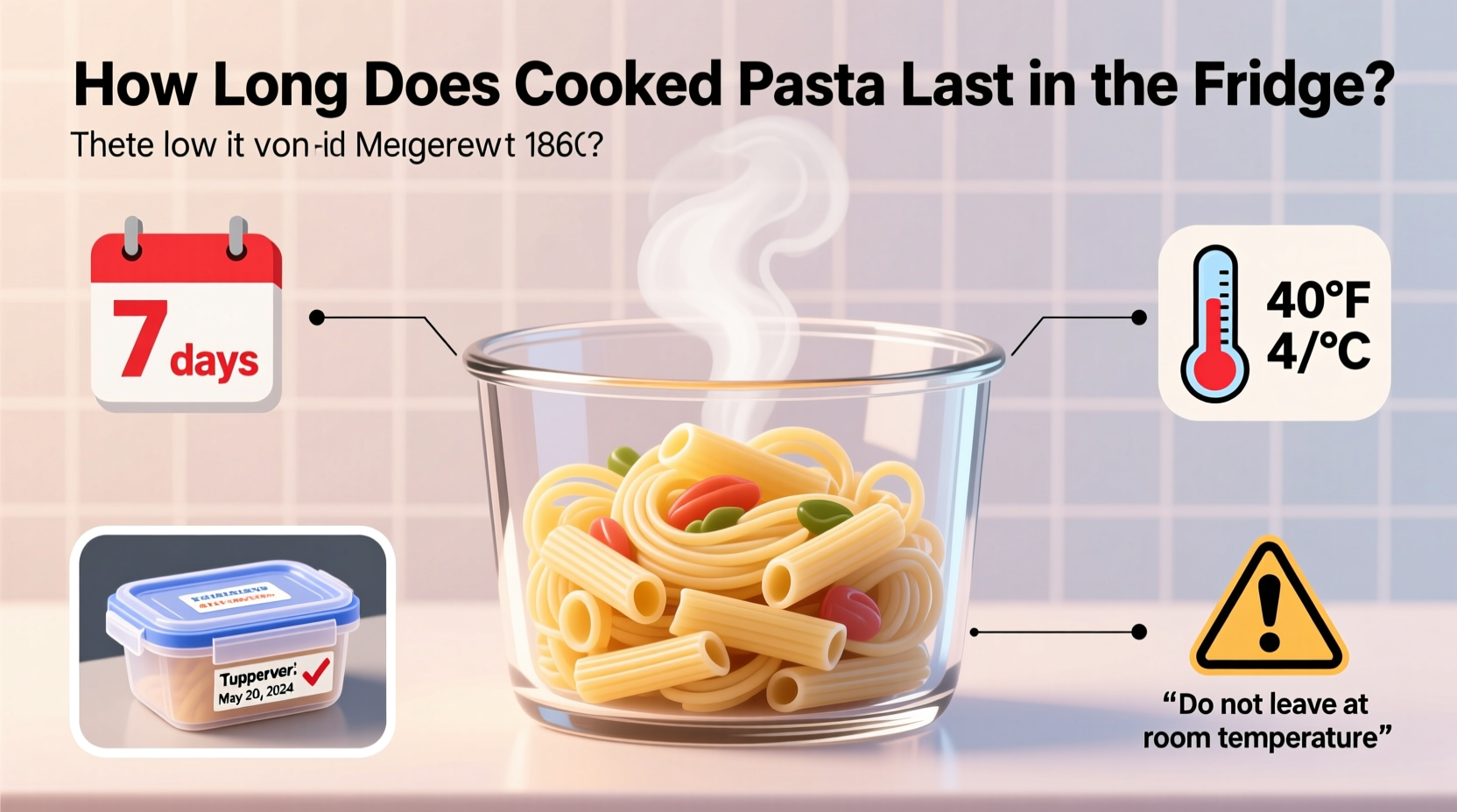 How Long Cooked Pasta Lasts in Fridge: Safety Guide