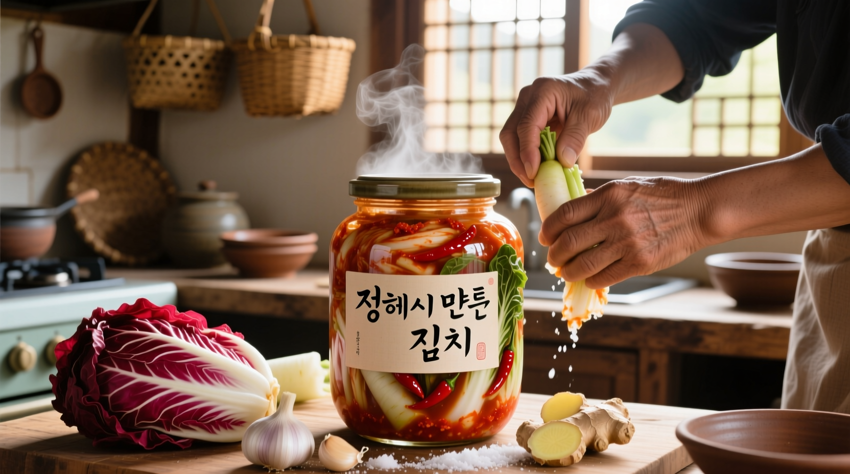 homemade kimchi