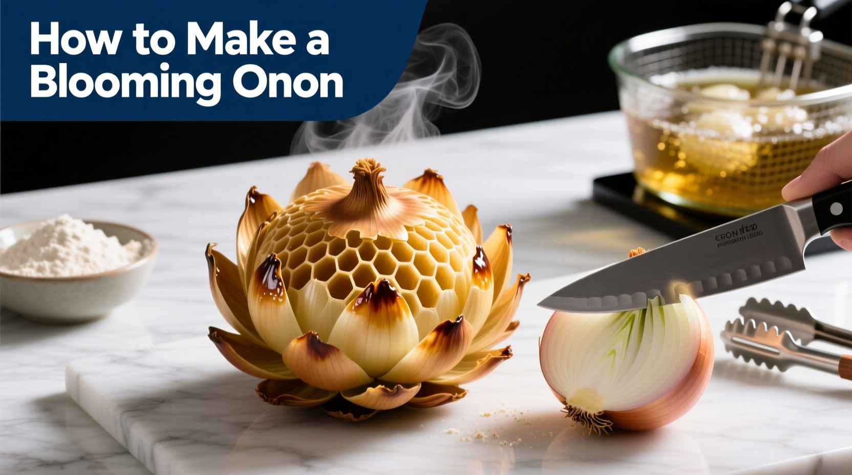 how to make a blooming onion