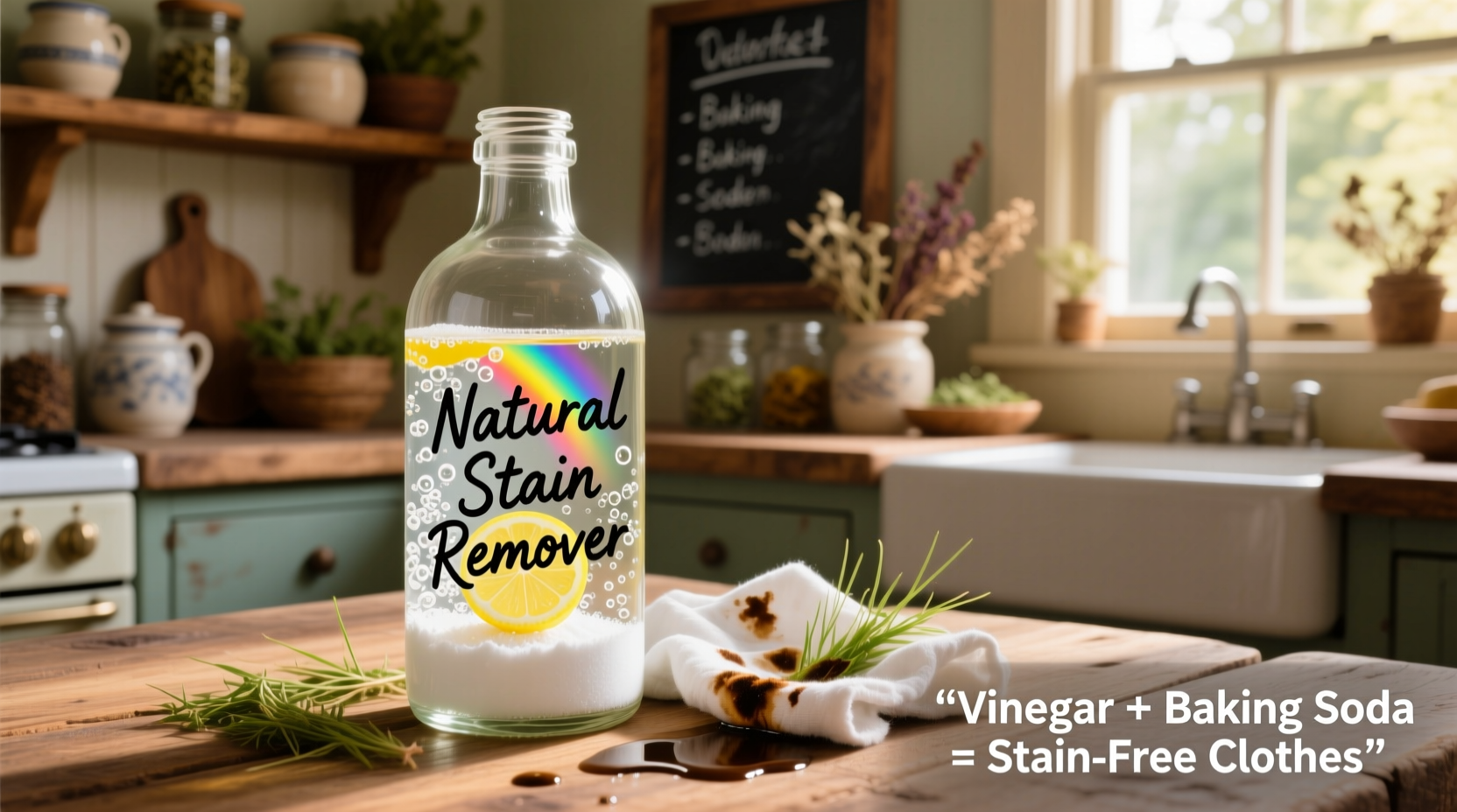 homemade stain remover for clothes