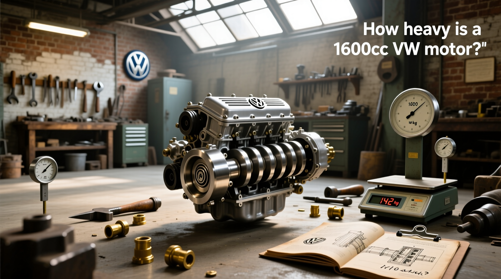 How to Choose VW 1600 Crankshaft, How Heavy Is a 1600cc VW Motor?