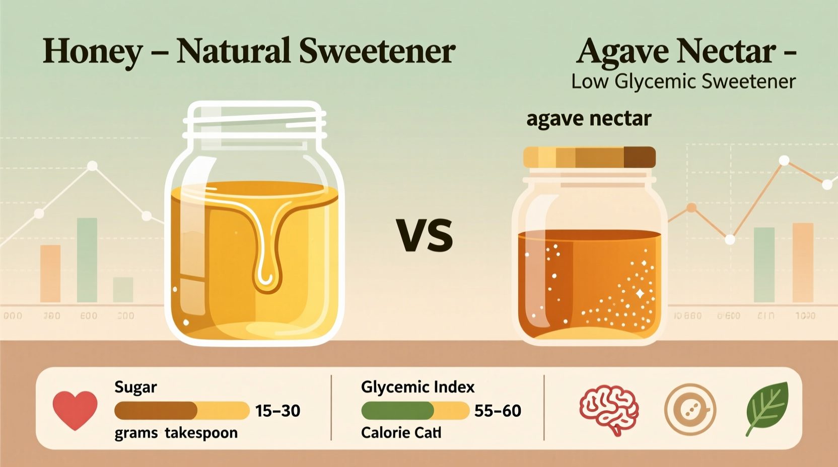 is agave healthier than honey