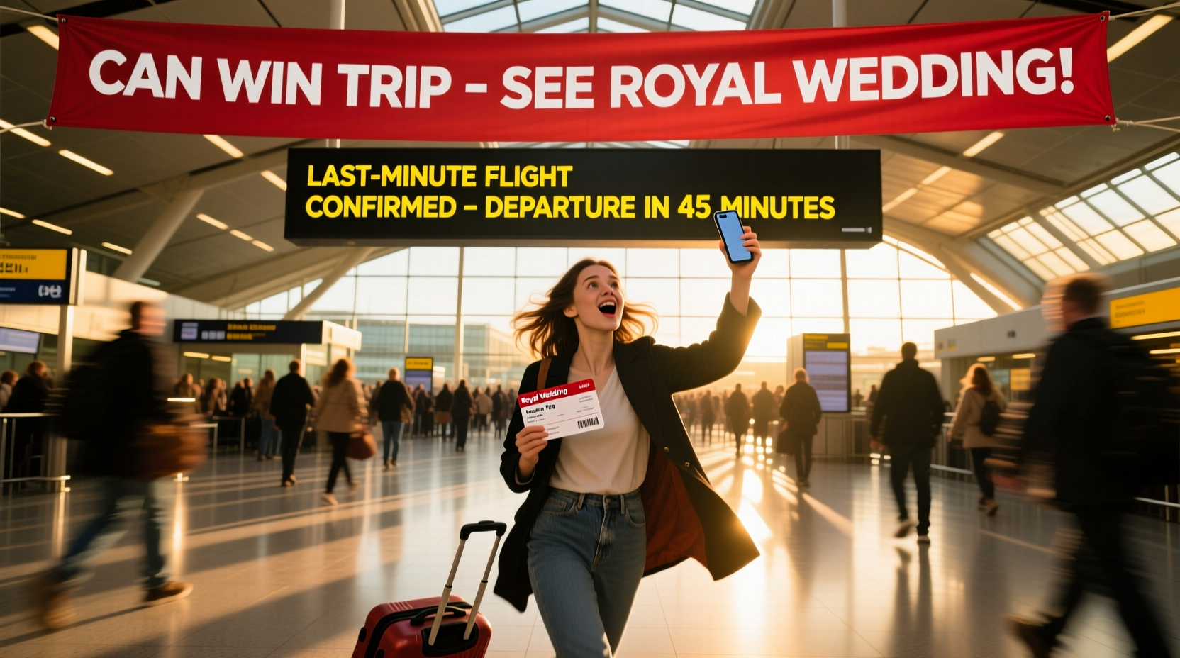 How to Get a Last-Minute Flight Alert UK for a Royal Wedding Trip
