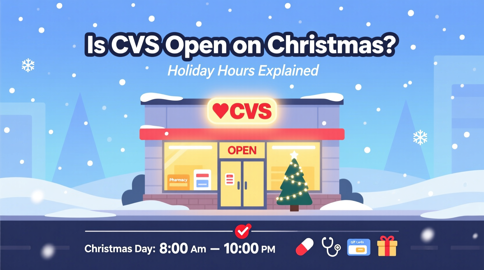 is cvs open on christmas