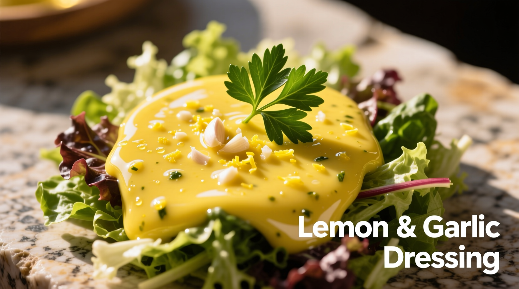 Perfect Lemon Garlic Salad Dressing Recipe in 5 Minutes