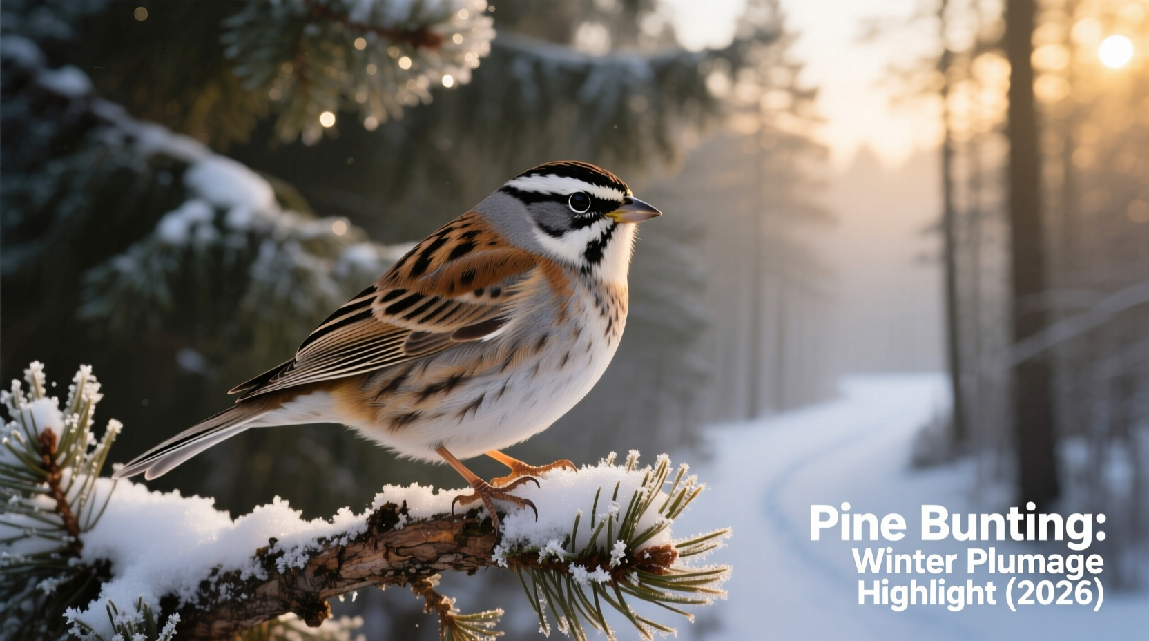 Pine Bunting: Winter Plumage Highlight (2026)