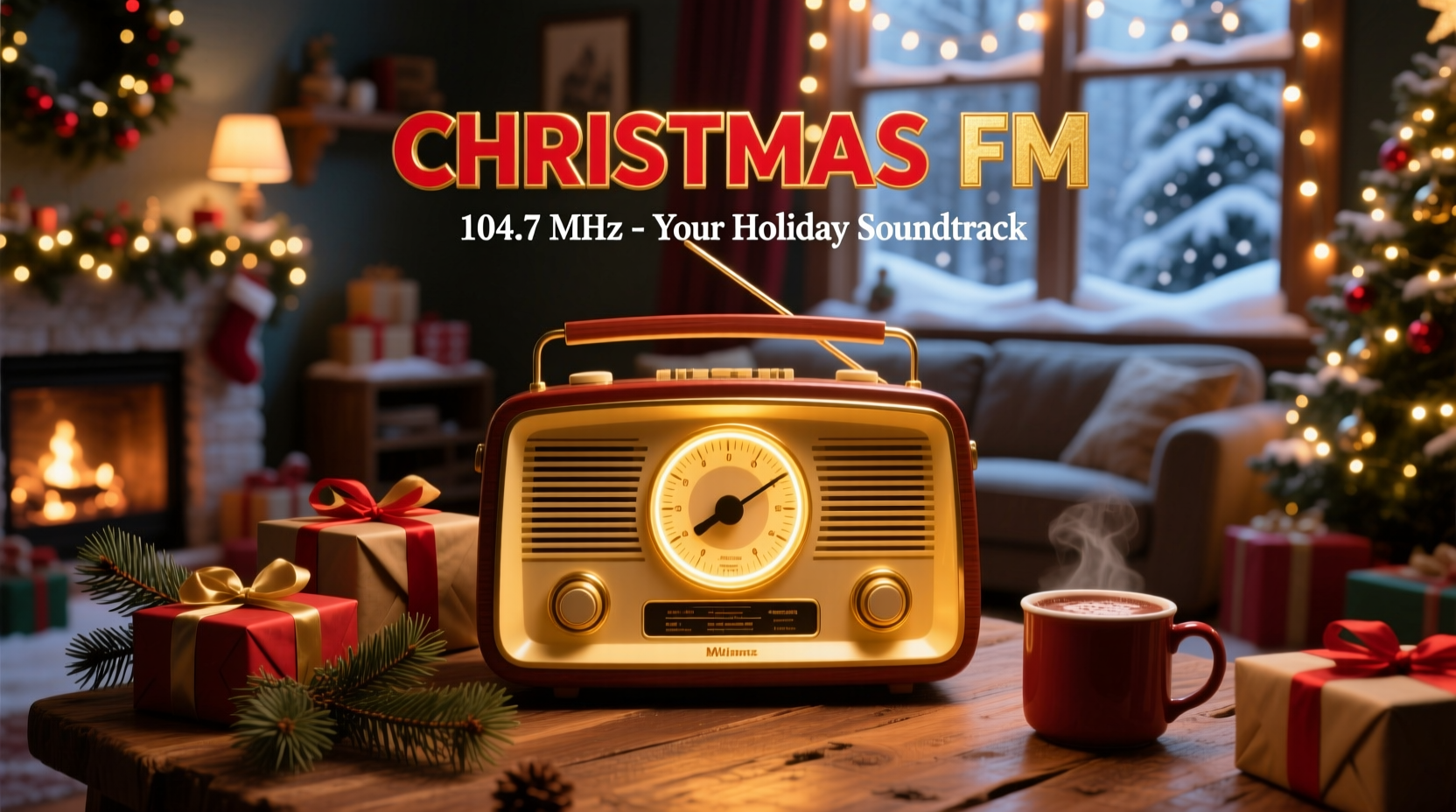 what radio station is the christmas music on