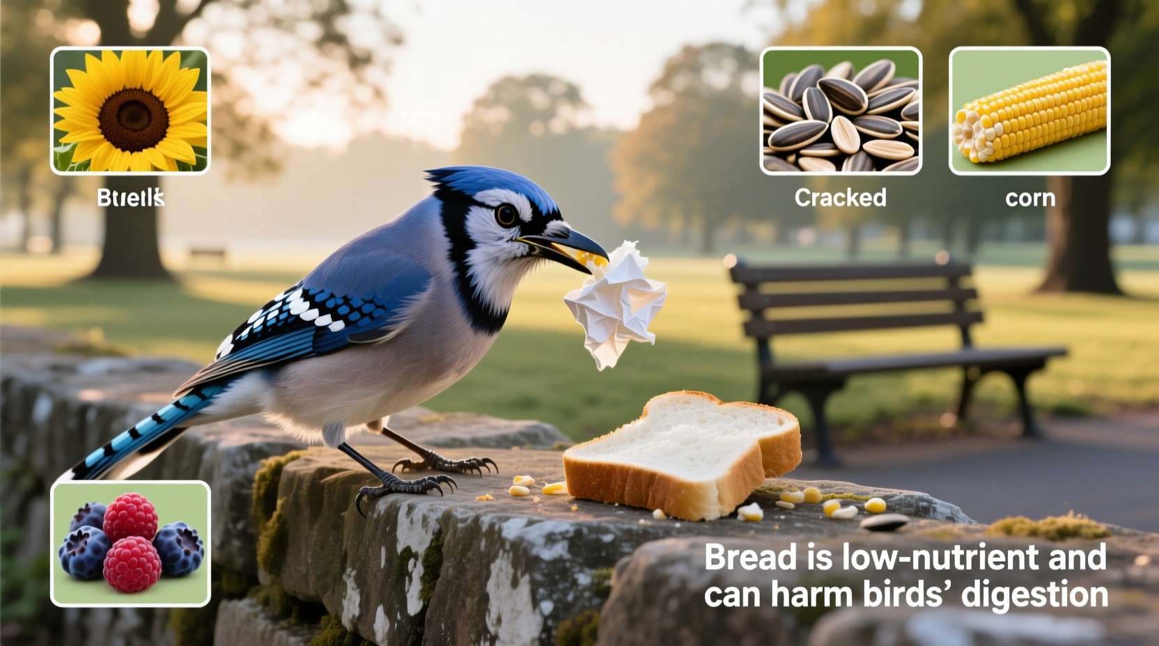 do birds eat bread