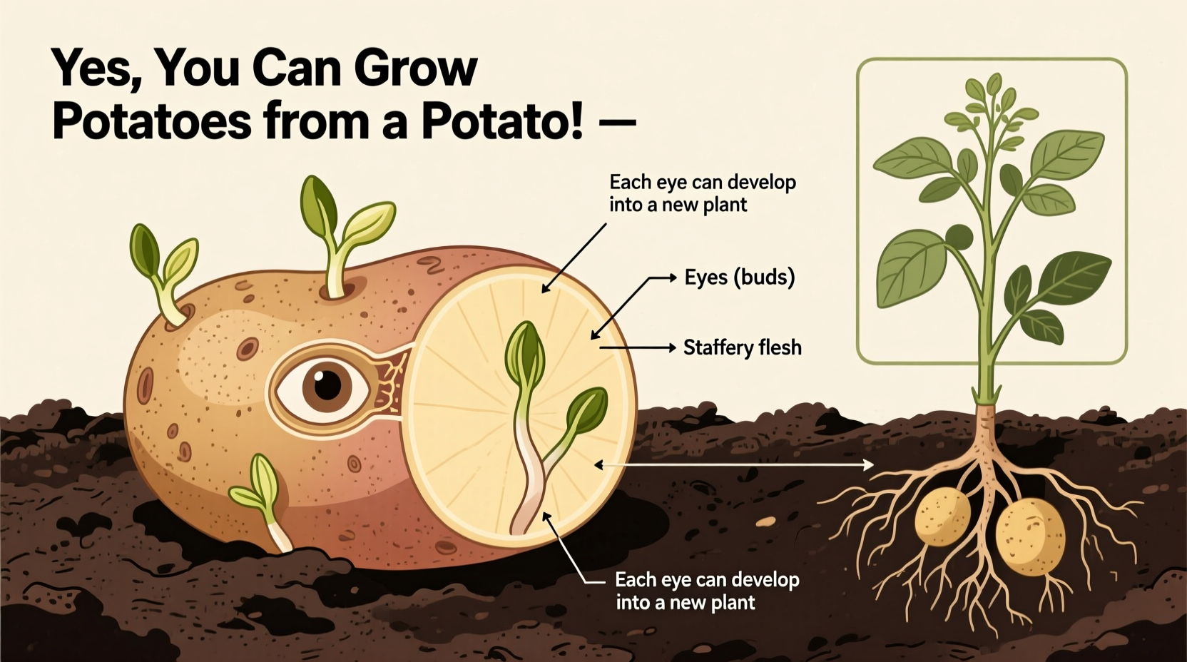 Yes, You Can Grow Potatoes From a Potato: Complete Guide