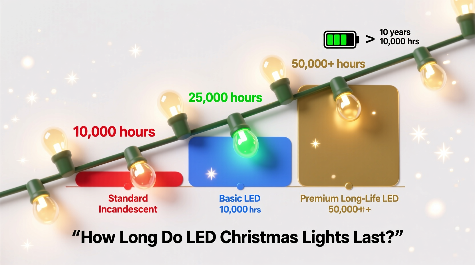 how long do led christmas lights last