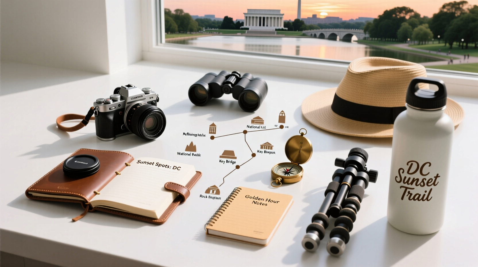 13 Best Places to Catch Sunset in Washington DC: Gear & Packing Guide
