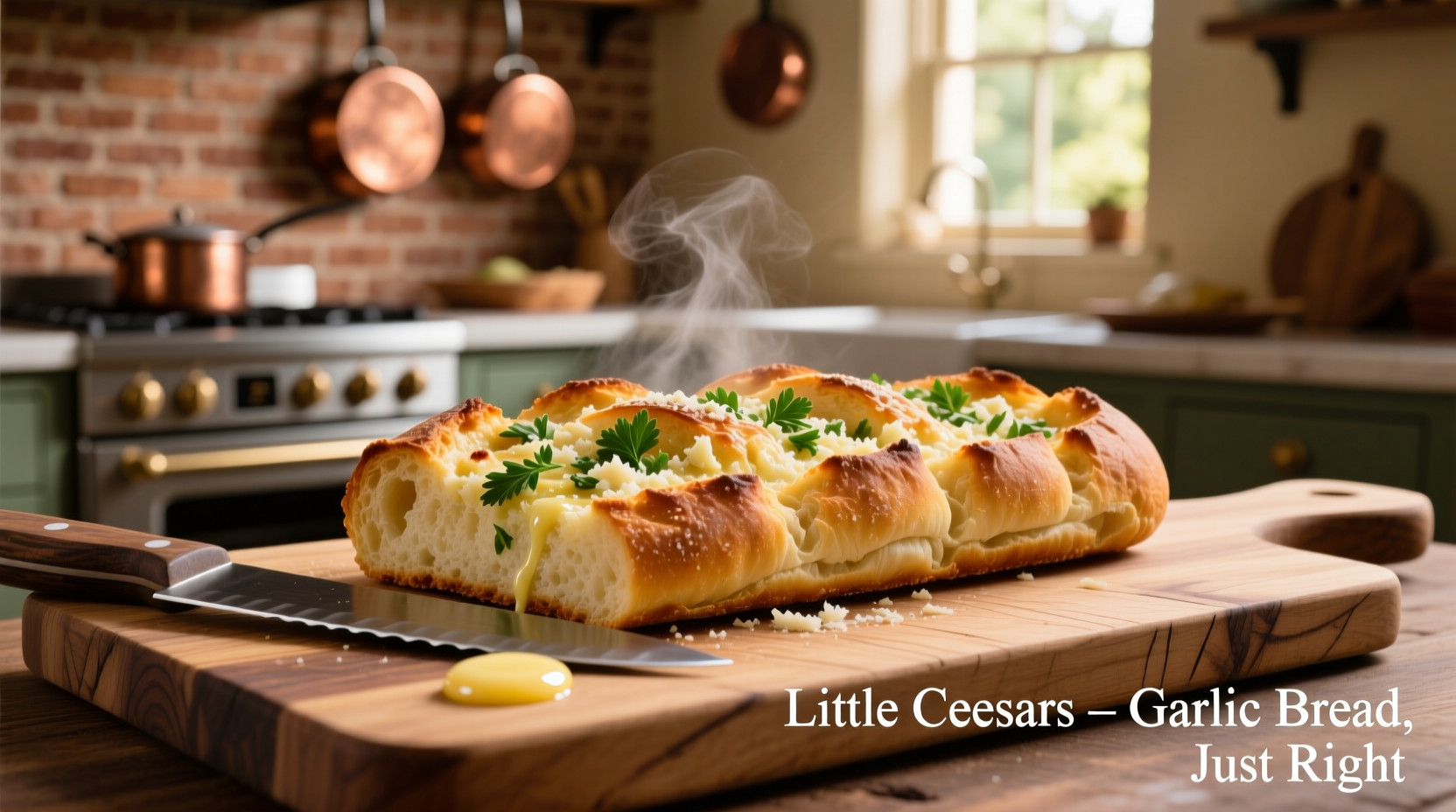 little caesars garlic bread