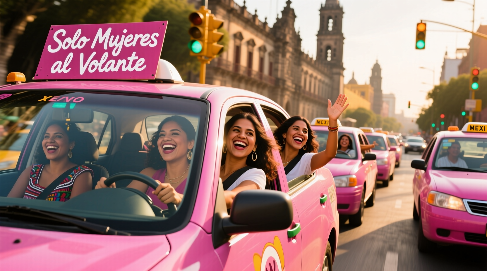 Mexico’s Women-Only Pink Taxis: Guide to Safety, Routes & Logistics
