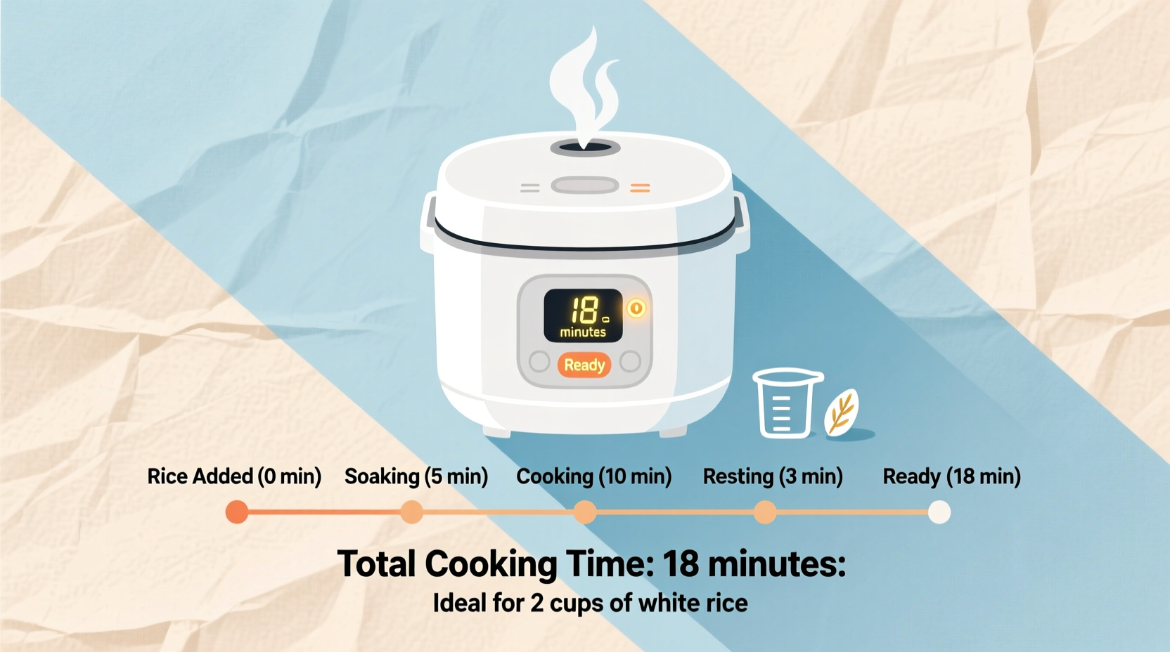 Rice Cooker Timing Guide: Perfect Rice in 18-50 Minutes