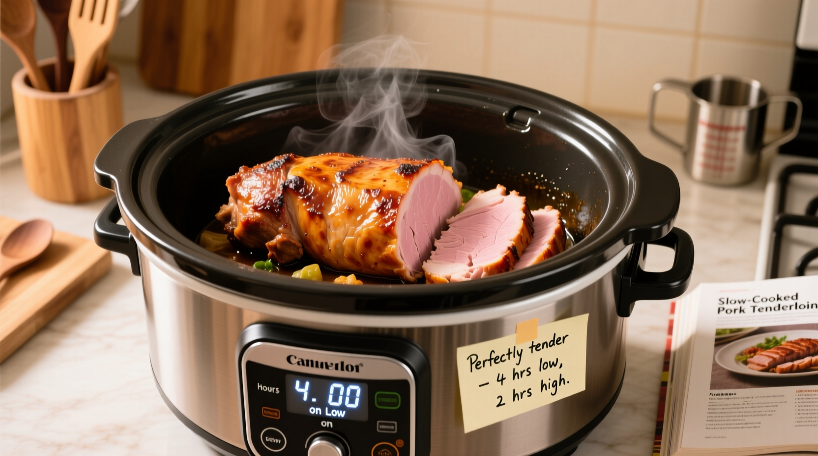 how long to cook pork tenderloin in crock pot