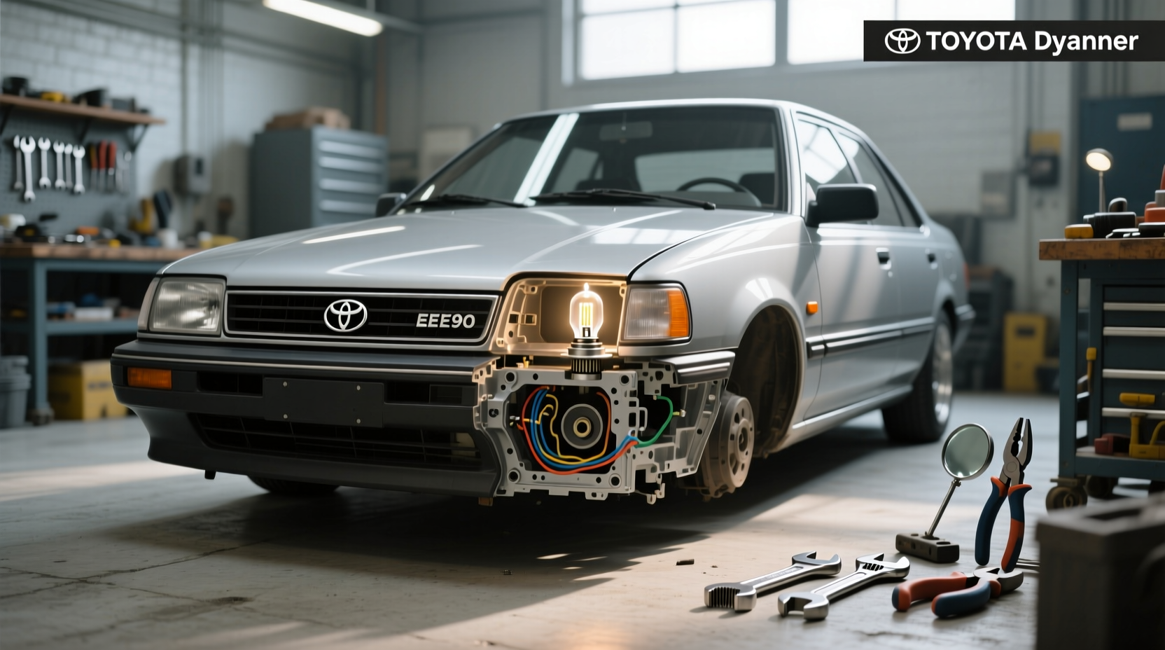 How to Choose for Toyota Corolla EE90 Headlight, What Size Bulb?