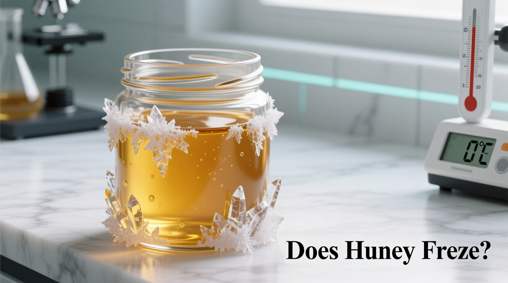 does honey freeze