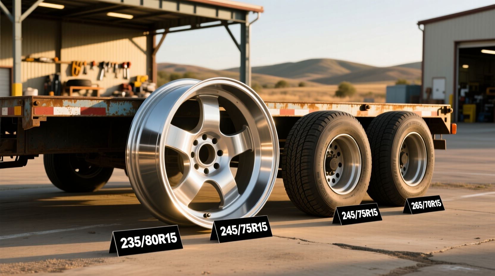 How to Choose Steel Trailer Wheel Rims 15x8, What Size Tire Is Best?
