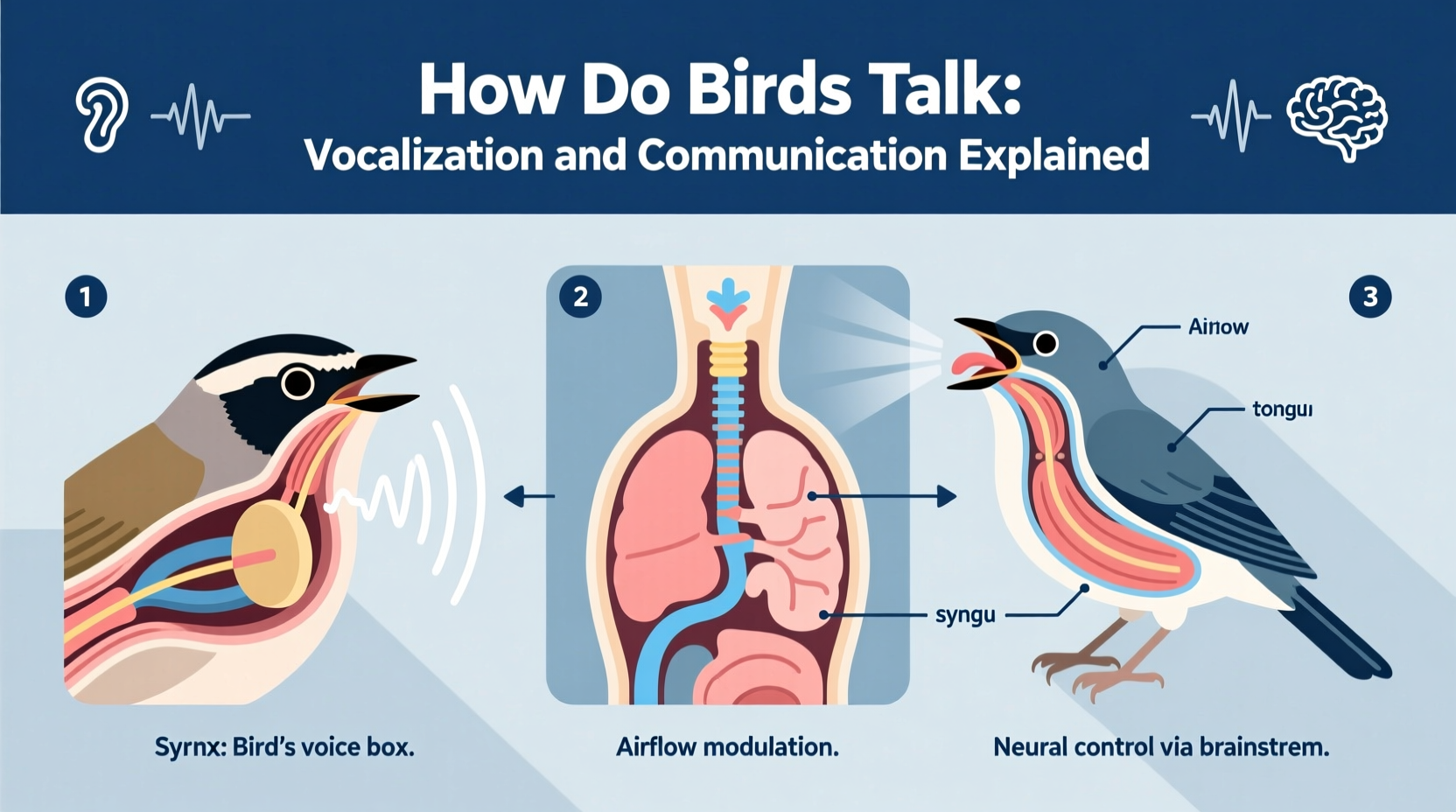 how do birds talk