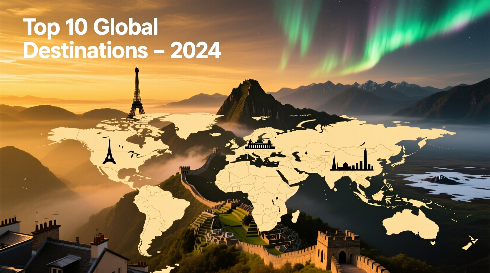 Mapped Top International Destinations for Americans: Budget Travel Guide