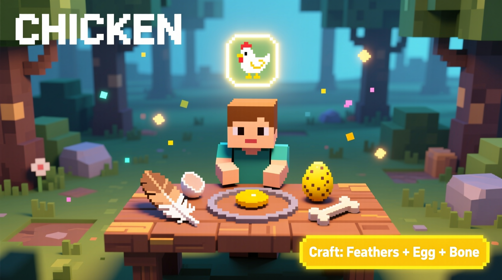 how to make chicken in infinite craft