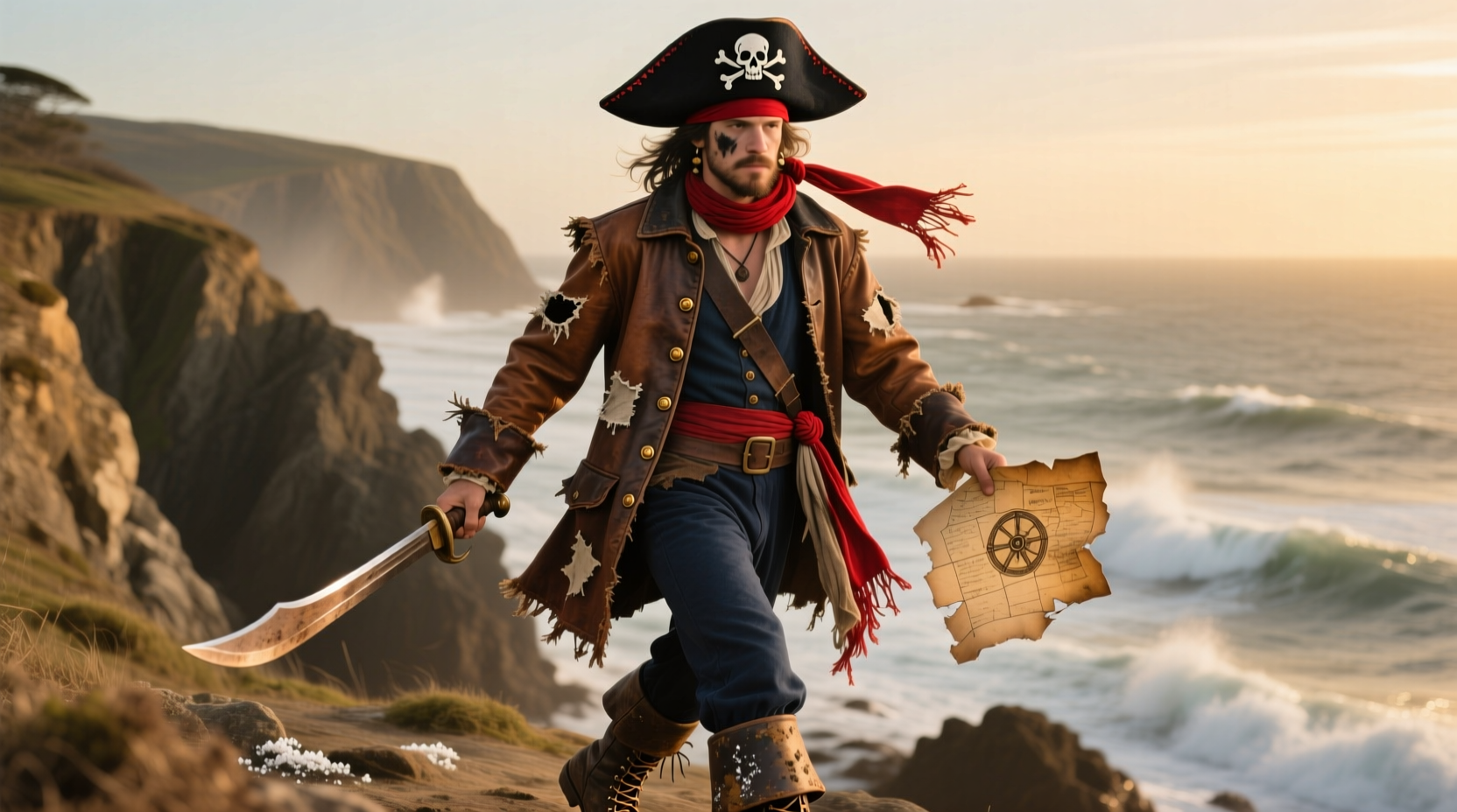 homemade pirate costume