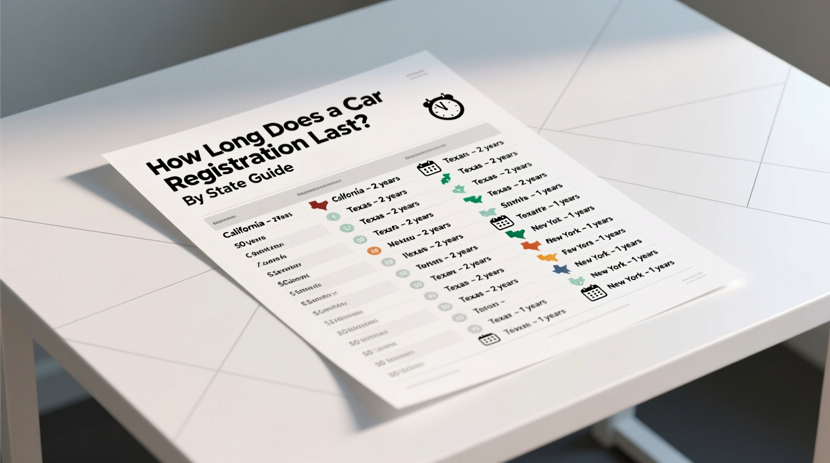 how long does a car registration last