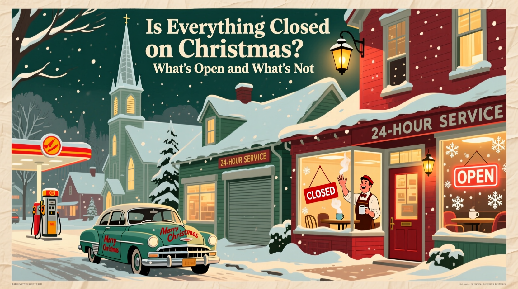 is everything closed on christmas