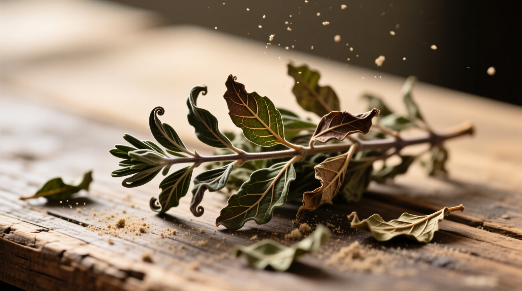 dried oregano leaves