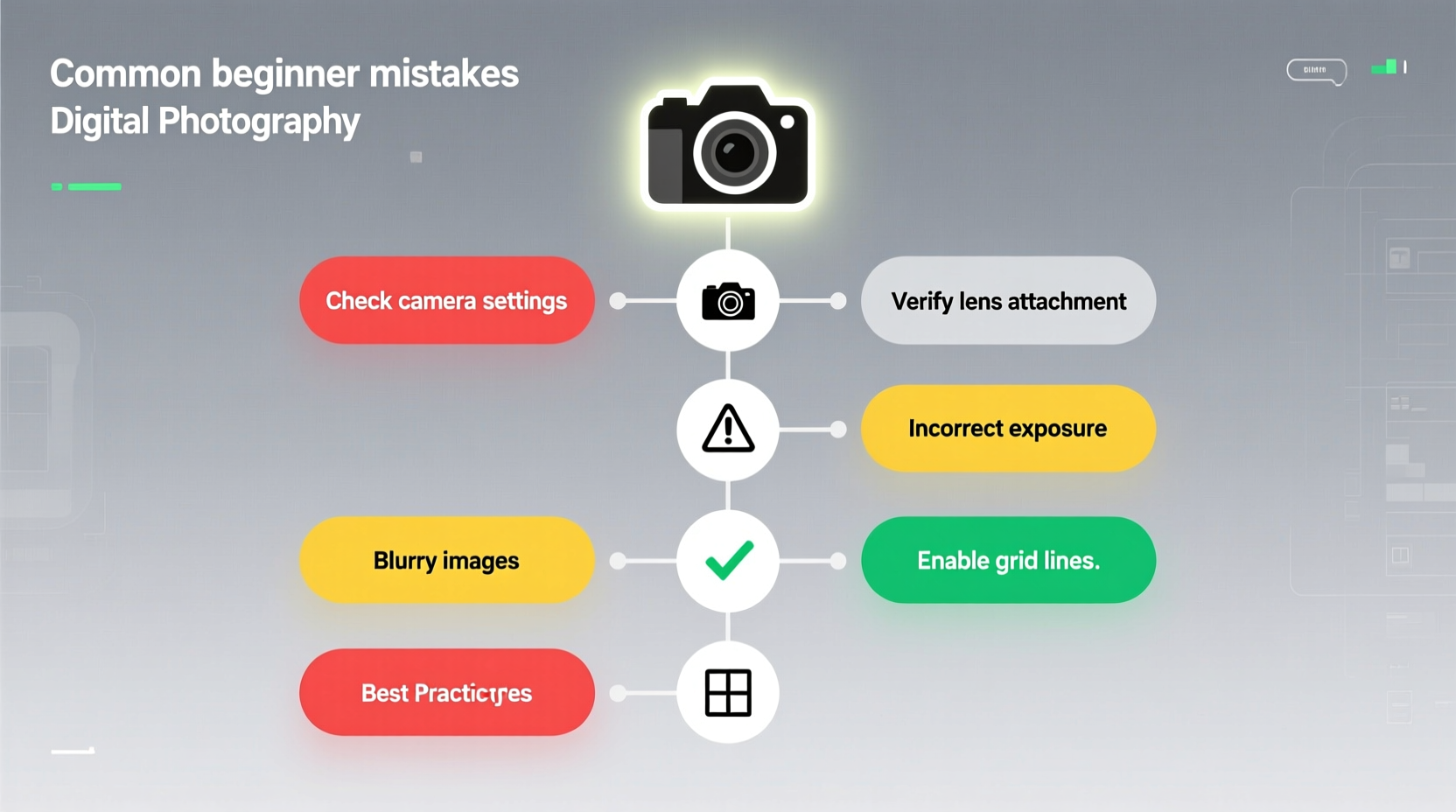 Crafting troubleshooting flowchart for common beginner mistakes