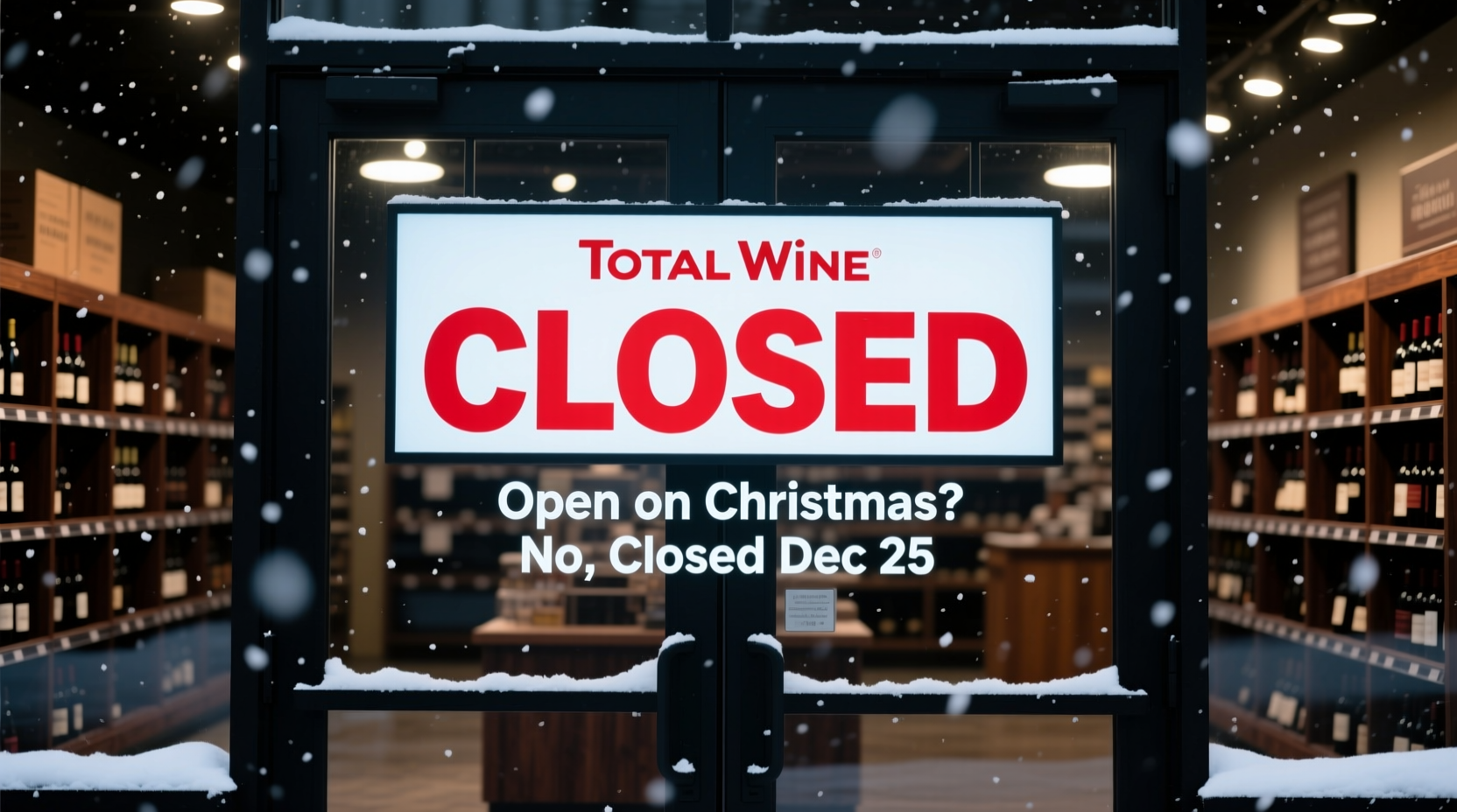 is total wine open on christmas