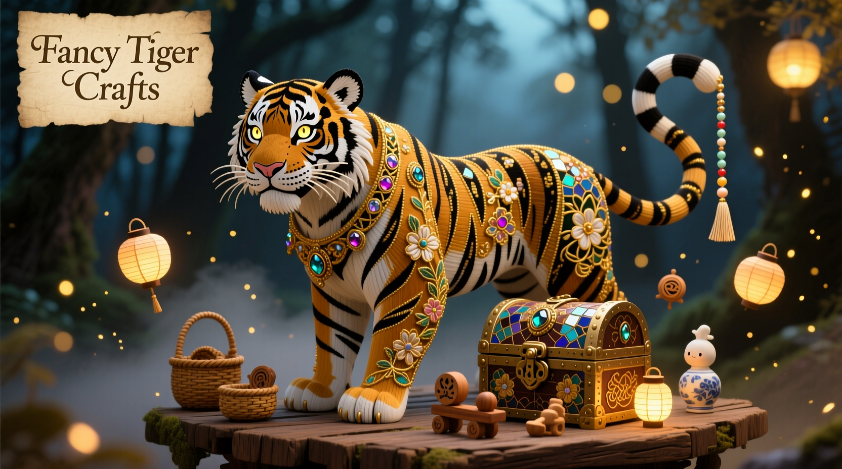 fancy tiger crafts