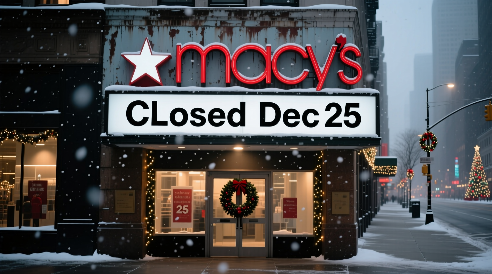 is macy open on christmas day