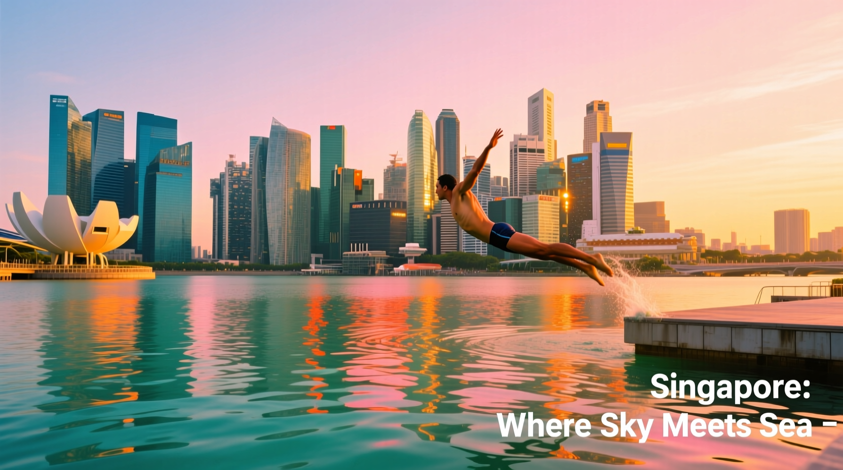 Swimming Above Skyline in Singapore: Budget Travel Guide