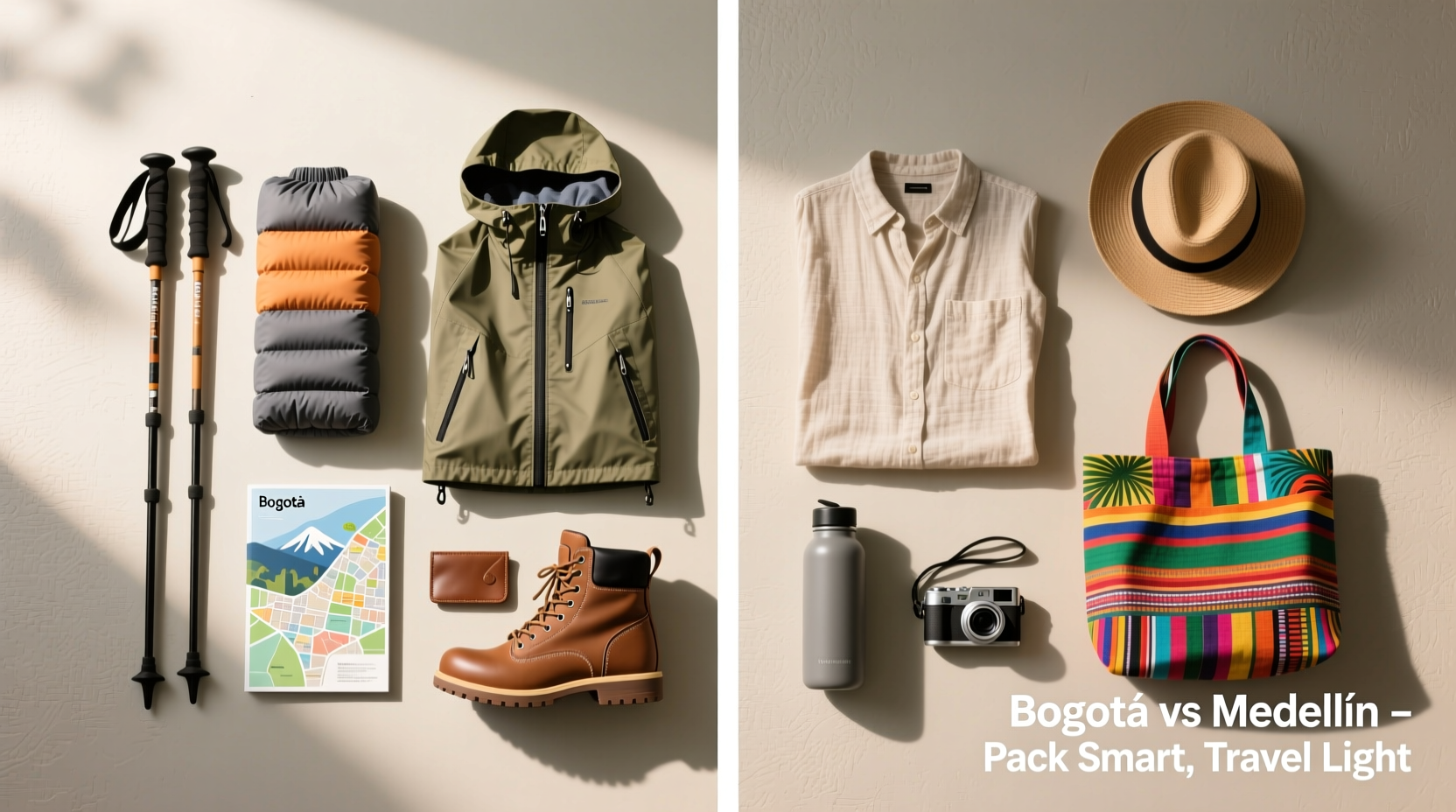 Bogotá vs Medellín Packing Guide: What to Pack & Why