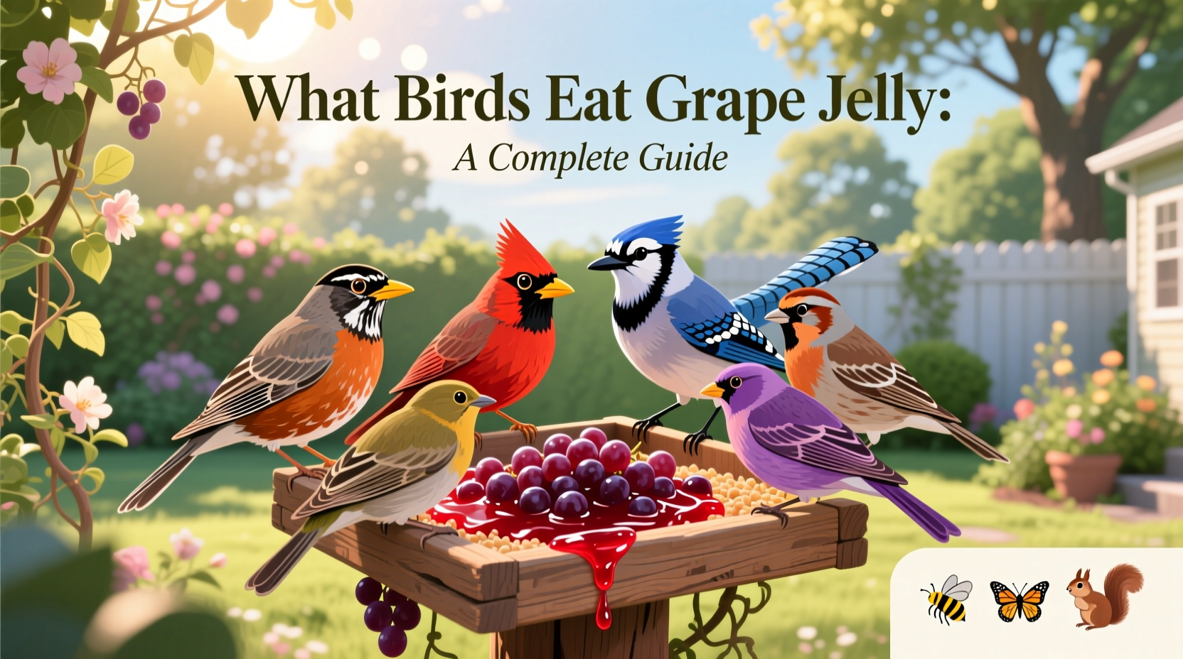 what birds eat grape jelly