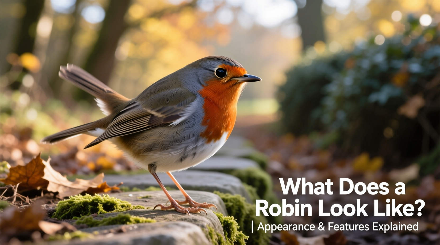 what does a robin look like birds
