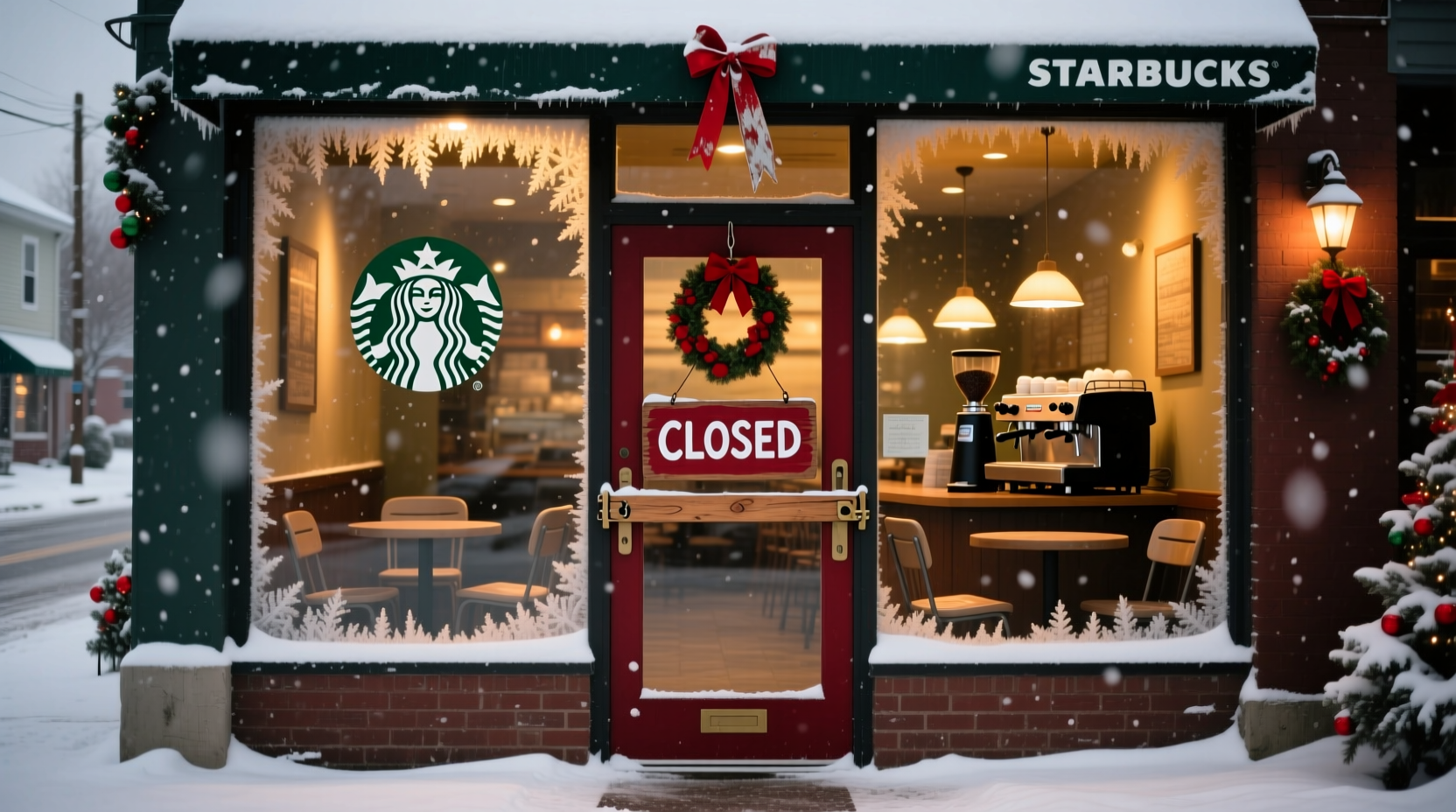 does starbucks open on christmas day