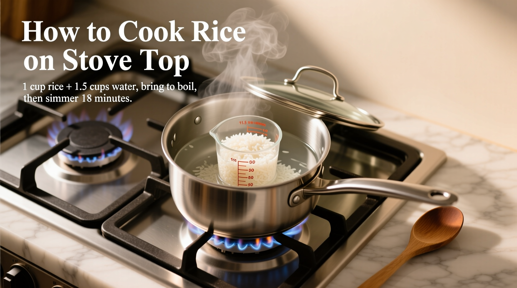 how to cook rice on stove top