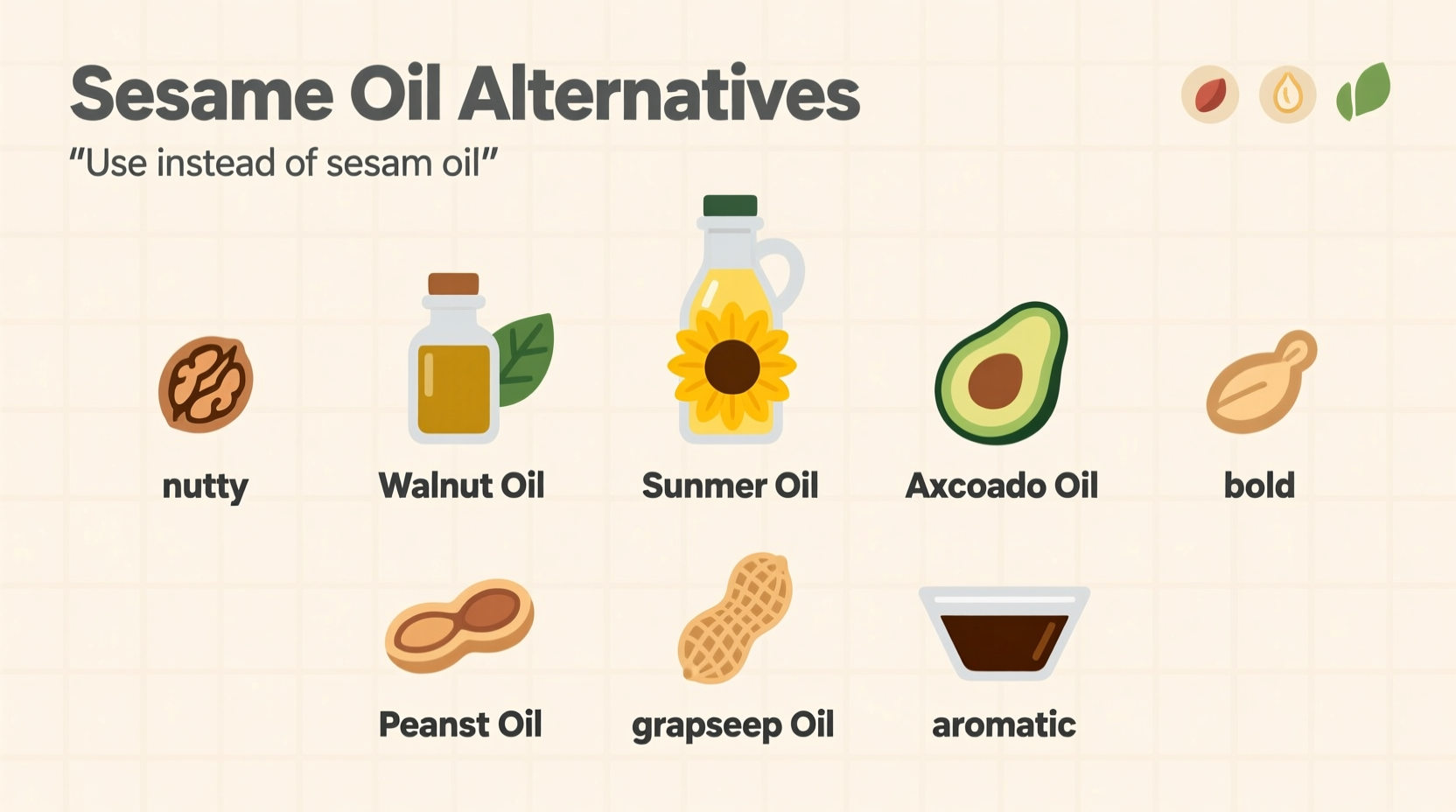 what can i use instead of sesame oil